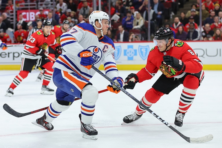 Vergelijkbare teamgeschiedenis voor de Chicago Blackhawks en Edmonton Oilers